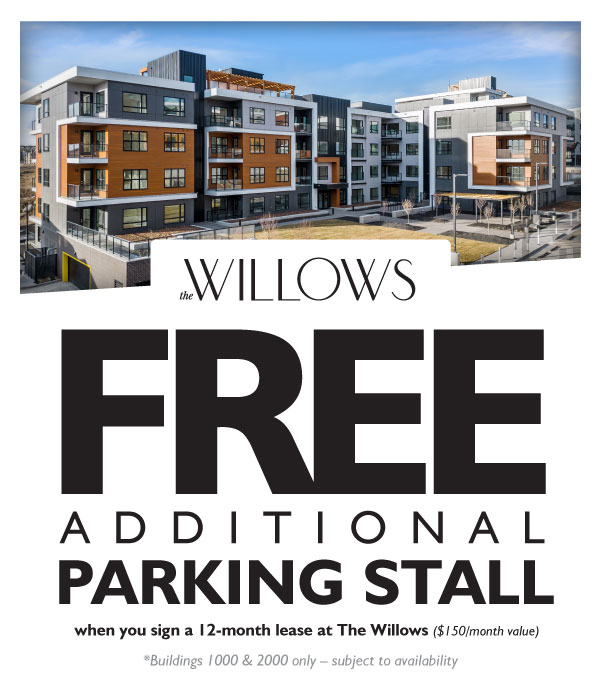 Free Additional Parking at The Willows