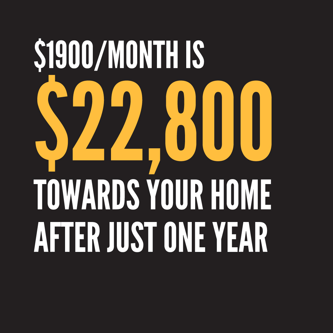 $22,800 toward your home after one year