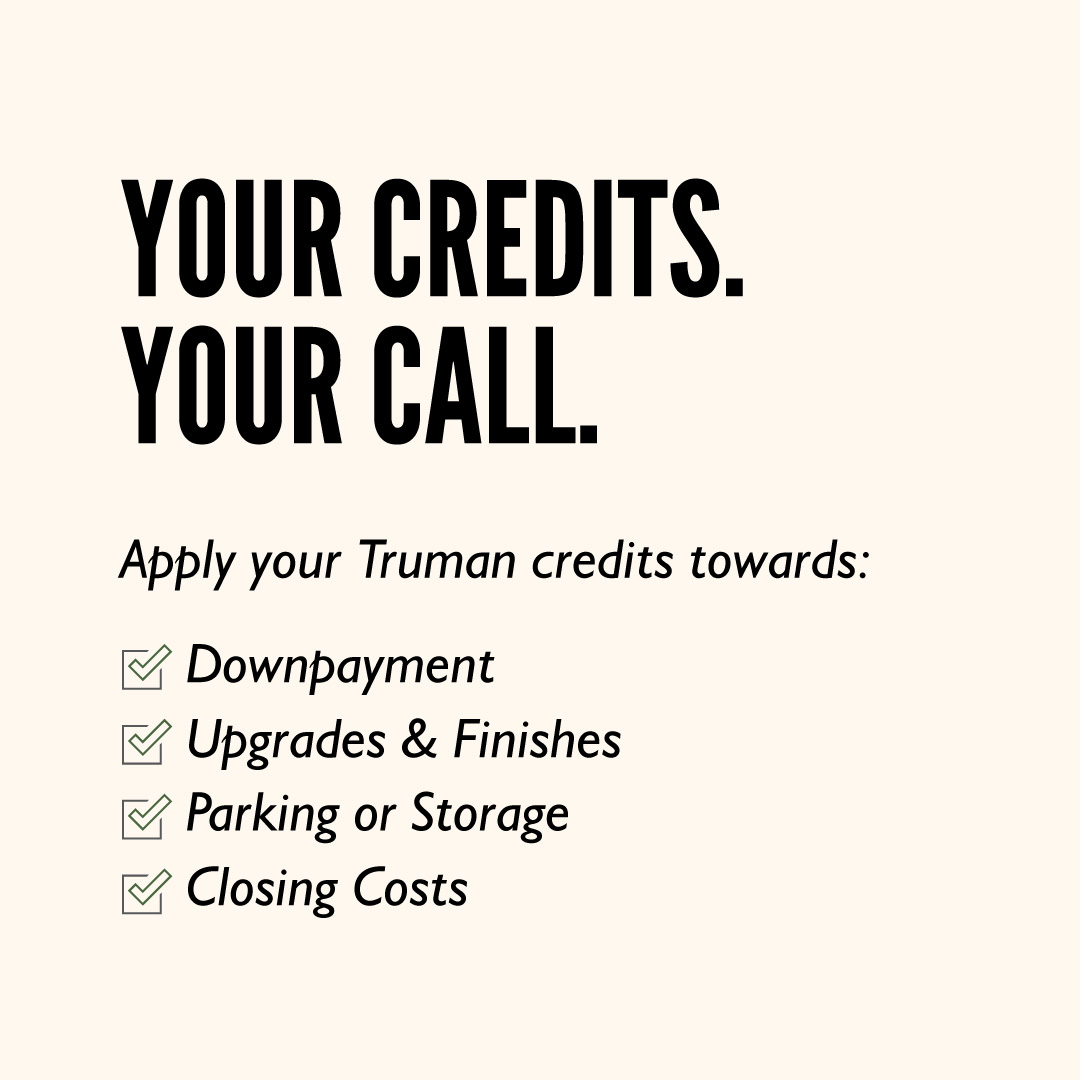 Your Credits. Your Call.